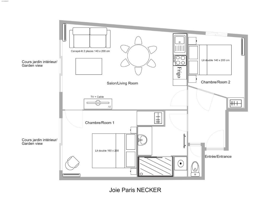 Joie Paris Bargue Apartment Екстериор снимка